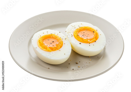 Isolated PNG Halved Cooked ...