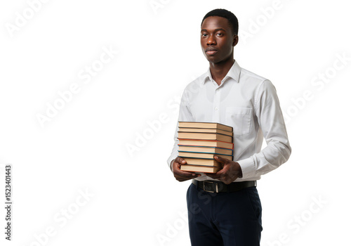 Isolated Portrait of Black ...