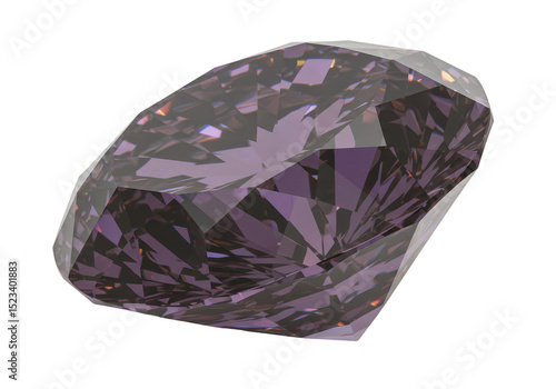 Isolated Purple Diamond Jew...