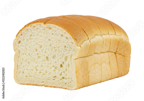 Isolated Slice Bread White ...