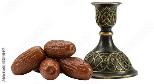 Isolated Still Life Dates a...