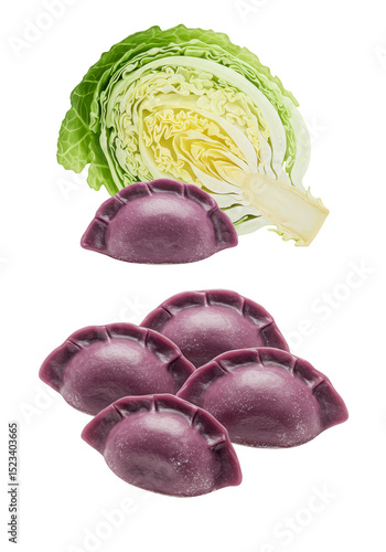 Isolated Still Life Of Purp...