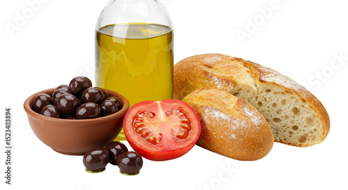 Isolated Still Life with Ol...
