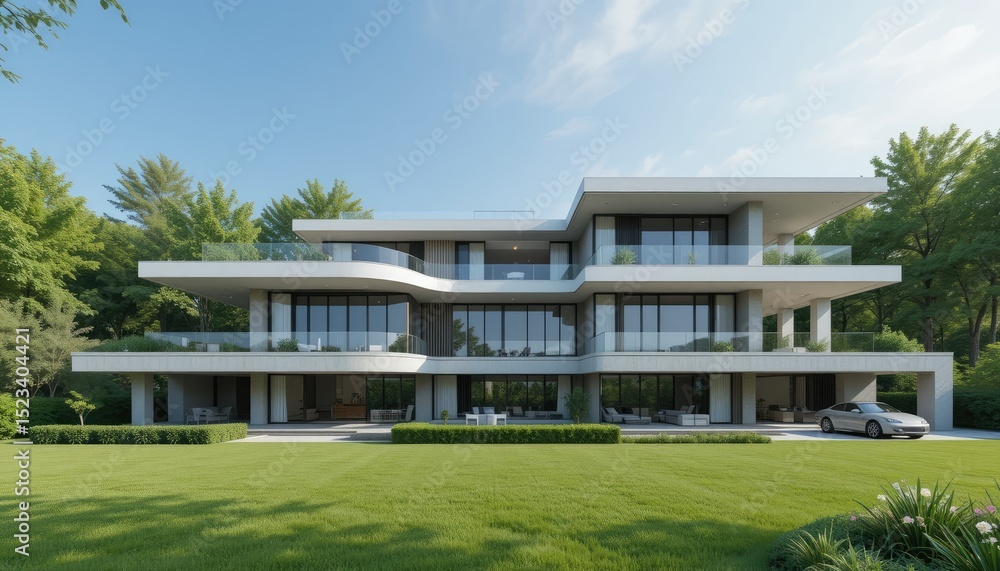 luxury home on a tropical resort luxury home on a tropical resort