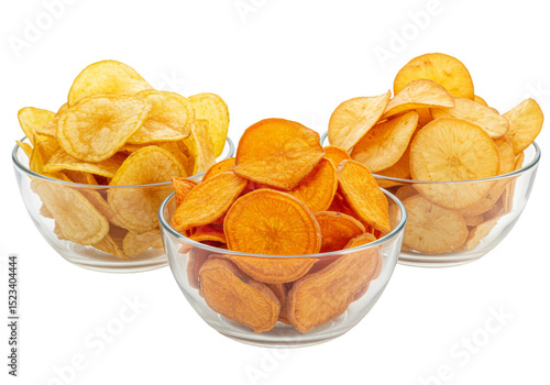 Isolated Three Bowls of Gou...