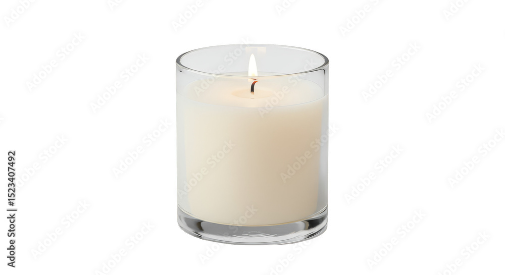 Isolated Transparent Candle With Glass On Transparent Background Isolated Transparent Candle With Glass On Transparent Background