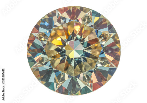 Isolated Transparent Facete...