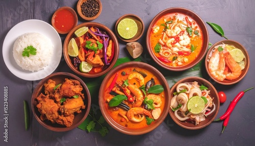 Wallpaper Mural Traditional Thai food Torontodigital.ca