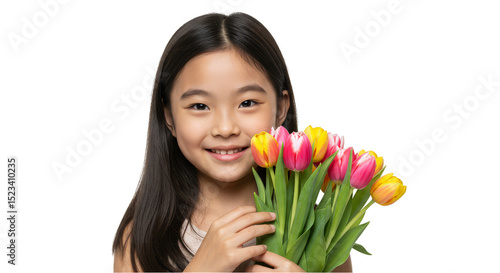 Portrait Of A Smiling Asian...