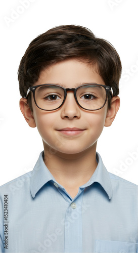 Portrait Of Young Boy In Gl...