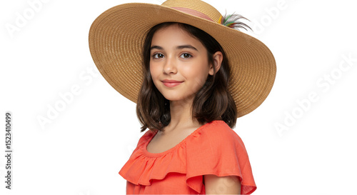 Portrait of Young Girl with...