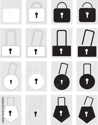 set of  icons for web