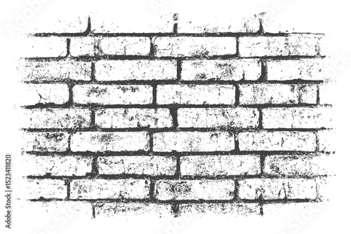 Grungy brick background texture, ideal for urban or vintage designs