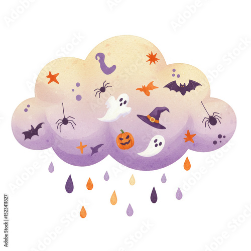 Spooky Halloween Illustrati...