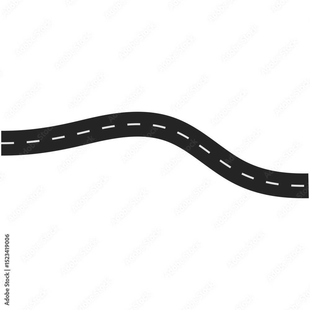 Fototapeta premium Roadmap Infographic Illustration.