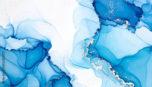 blue white splash and wave water background