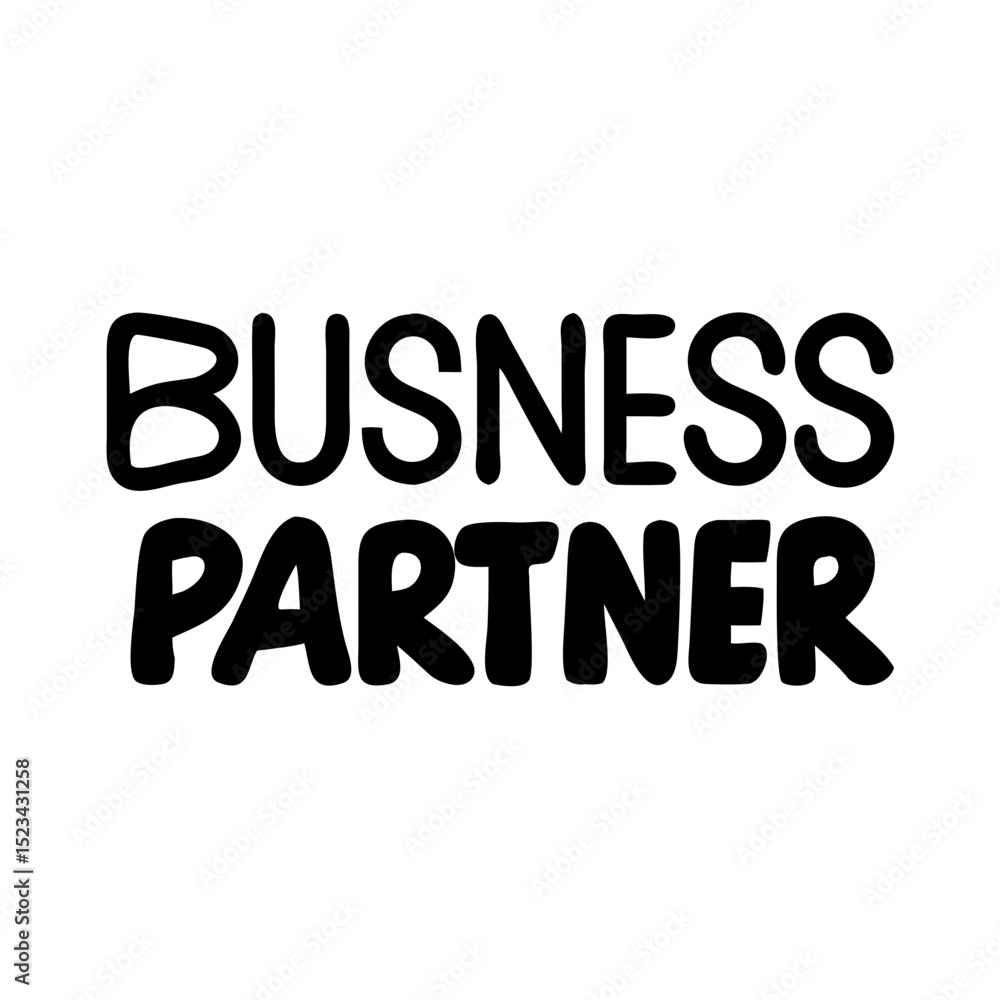 Crisp black silhouette design of business partners on white background Crisp black silhouette design of business partners on white background