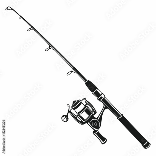 Fishing rod reel spincast tackle angling sport outdoors recreation