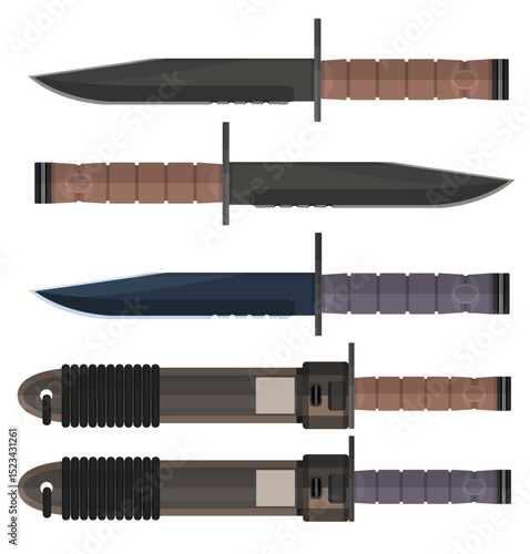 Modern Bayonet Combat Knifes Models