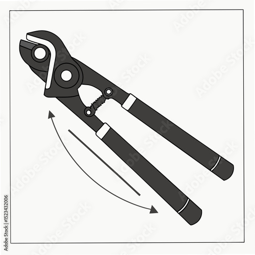 Professional high-quality isolated wire cutters image with transparent background