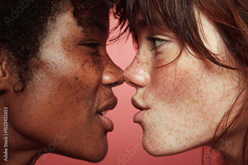 Couple woman femininity homosexuality love hate lesbian pink LGBT