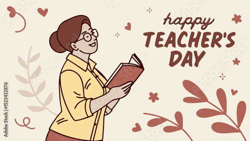Happy Teacher’s Day Illustration