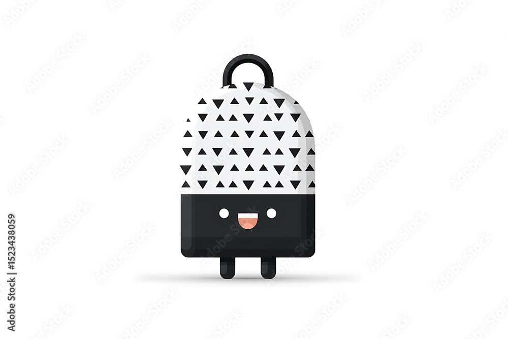 Fototapeta premium Cute Backpack Illustration Design