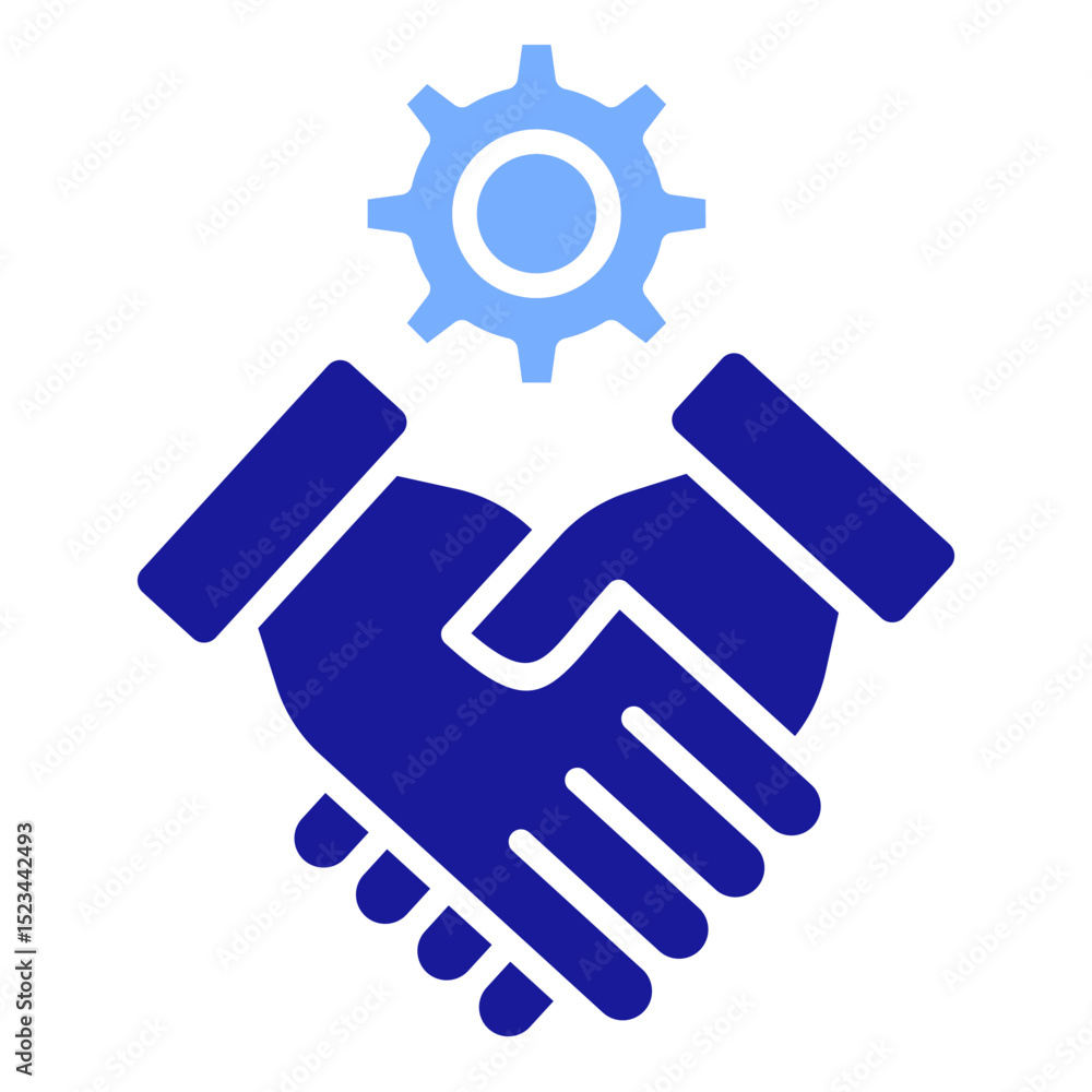 Fototapeta premium Cooperation Icon