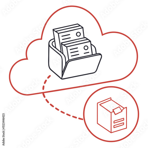 Cloud storage secure file transfer data backup documents folders