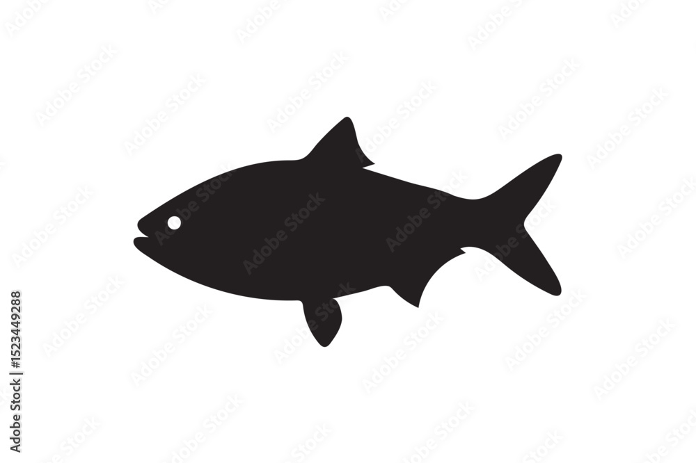 Obraz premium Hint silhouette on white background.01