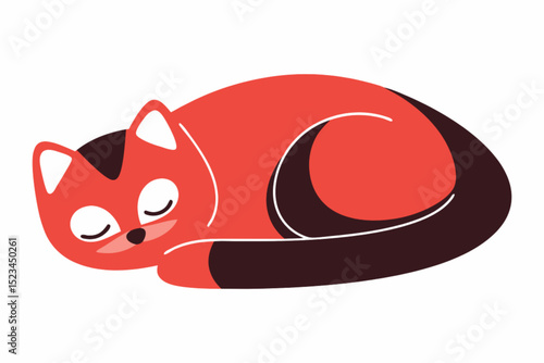 Sleeping cat | Dreaming of catnip and cuddles | cute cat vector | Nap time is the best time 
