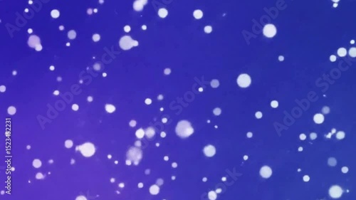 Aesthetic background animation video in Watercolor style using purple, blue gradation colours with Particle Effects. High resolution, fine details, professional lighting