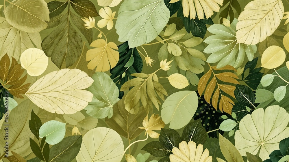 Fototapeta premium Natural Organic Pattern Background for Website Design