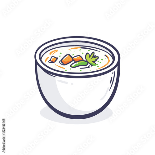 Bowl of soup food cuisine healthy