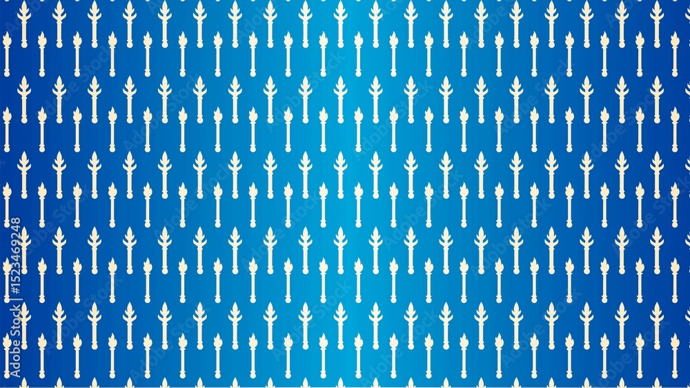 Fototapeta premium Vector seamless gods protection pattern