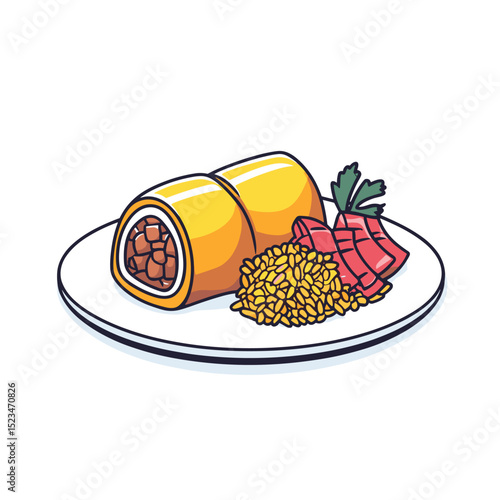 Sausage roll food meal cuisine dish lunch