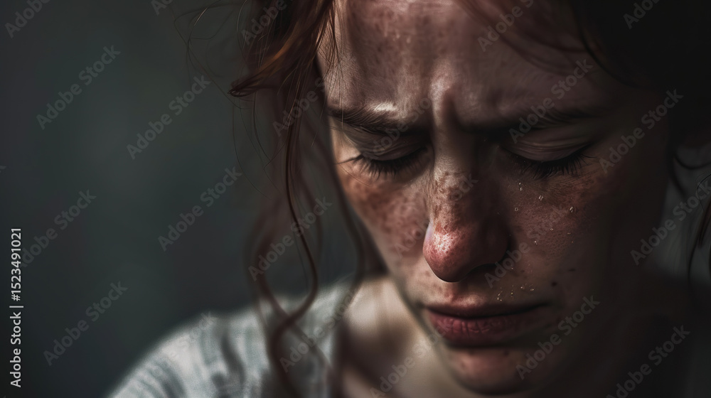 Distressed woman with teary eyes expressing deep sadness and emotional pain, mental health awareness and psychological trauma concept. Distressed woman with teary eyes expressing deep sadness and emotional pain, mental health awareness and psychological trauma concept.