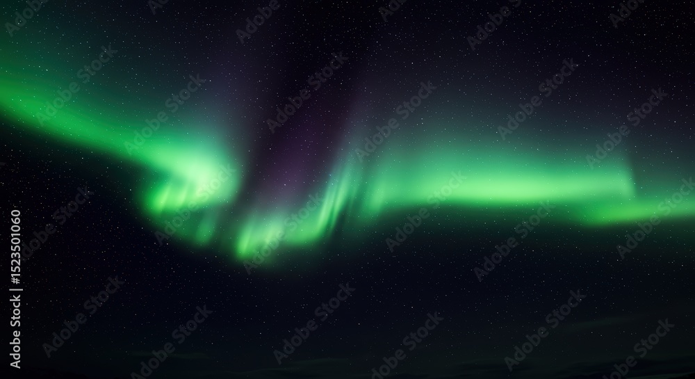 Fototapeta premium Mesmerizing Aurora Borealis A Celestial Dance of Lights