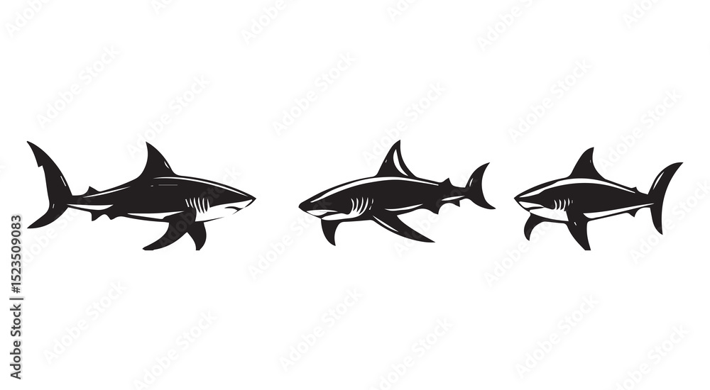 Fototapeta premium Dolphin silhoutte