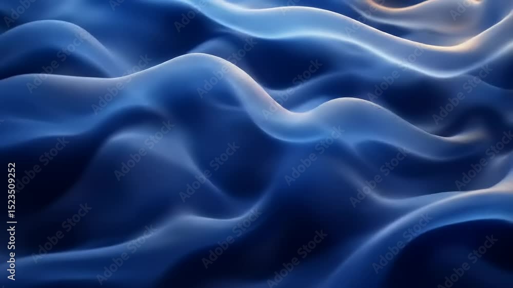 Blue Abstract Waves Background. Blue Abstract Waves Background.