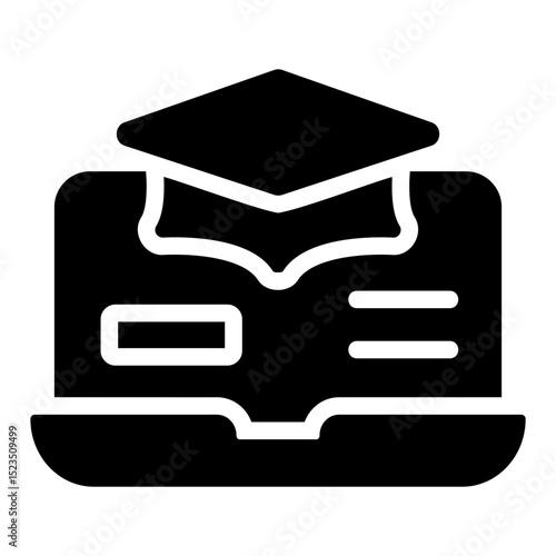 elearning Solid icon
