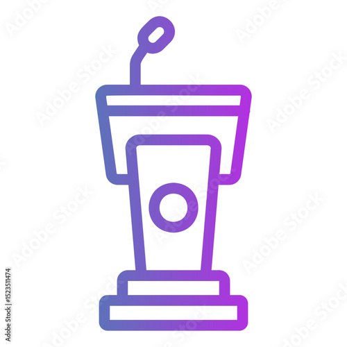 podium Gradient icon