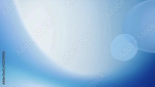 Wallpaper Mural Two transparent circles overlap against a gradient blue background Torontodigital.ca