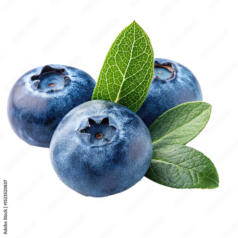 Obraz premium blueberry on a white background