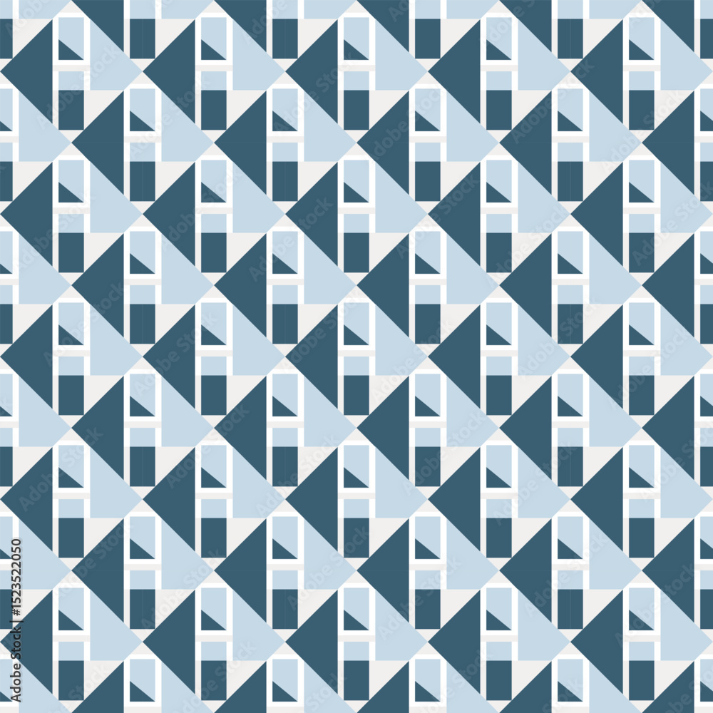 seamless triangle pattern in monocnrome blue seamless triangle pattern in monocnrome blue