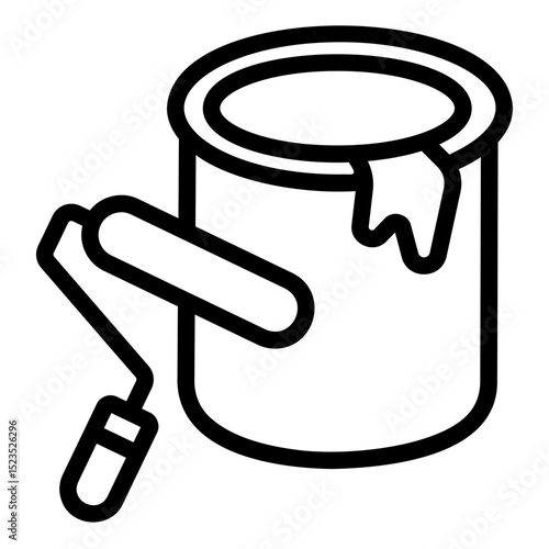 repainting Line Icon