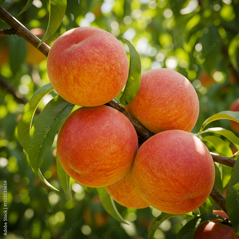 peaches on tree peaches on tree
