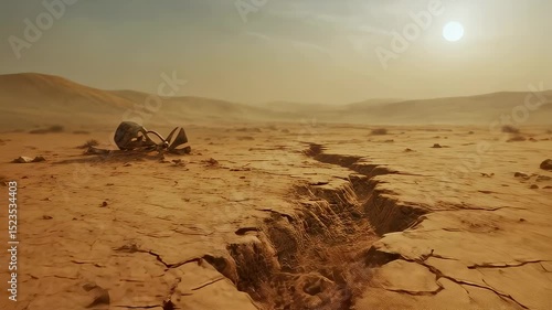 砂漠化した土地