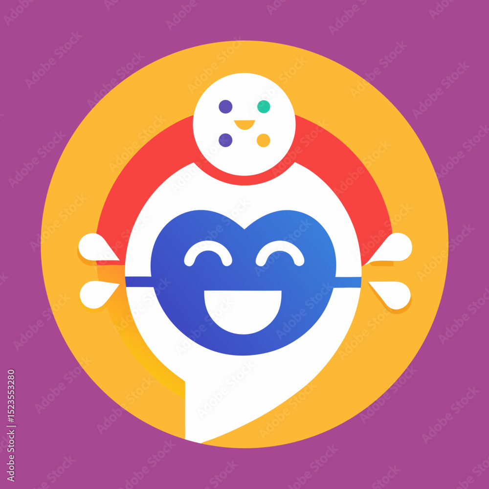 Obraz premium happy easter card