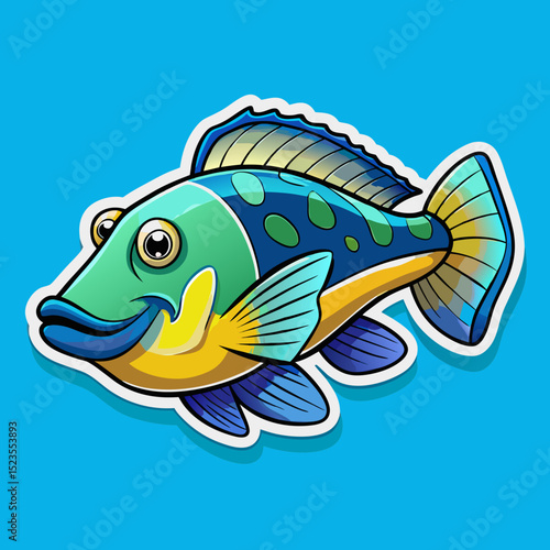 vector illustration of fish
